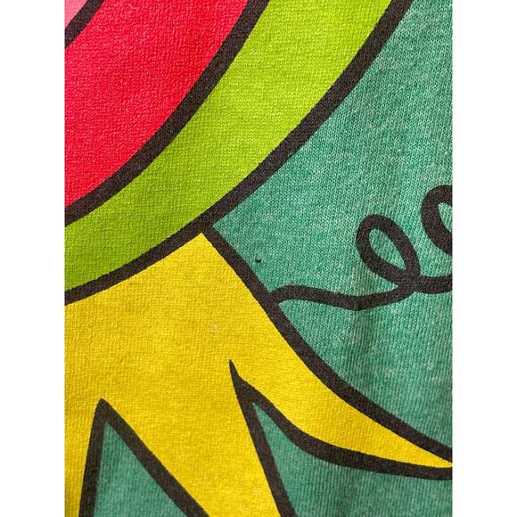 The Muppets Kermit the Frog w/ Headphones Green Graphic Retro T-Shirt Men's Sz M - Picture 7 of 9